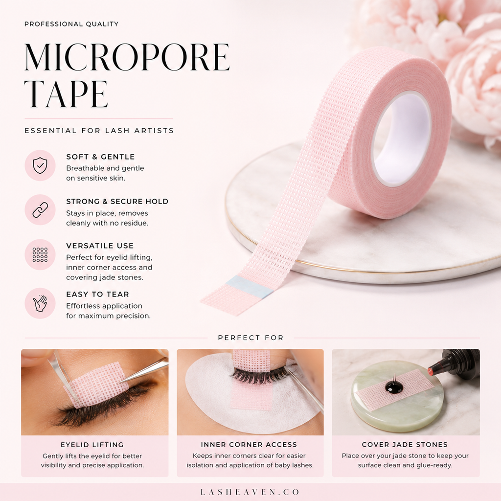 Pink Micropore Tape